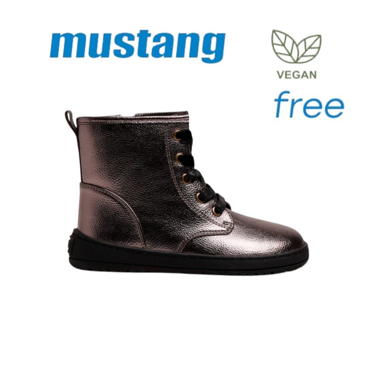 Botines Barefoot Infantiles Mtng Free Alaska – Plata Cobriza Metalizados